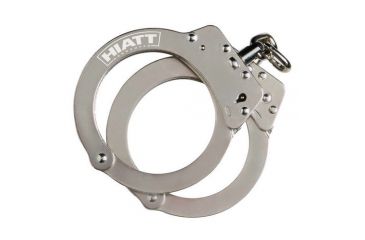 Image of Monadnock Cuff Oversized Steel Chain Handcuffs Nickel - 2003-H