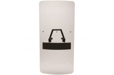 Image of Peacekeeper Clear Riot Shield w/ Triangular Ambidextrous Handle, 24 X 48