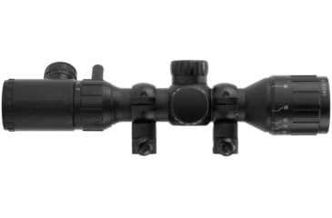 Image of Monstrum 2-7x32 AO Rifle Scope with Illuminated Range Finder Reticle and Parallax Adjustment, Black, S2732-R-RGAO