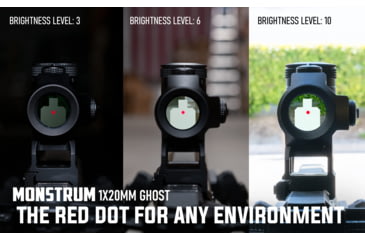 Image of Monstrum Ghost 1x20mm Reflex Red Dot Sight w/Shake Awake