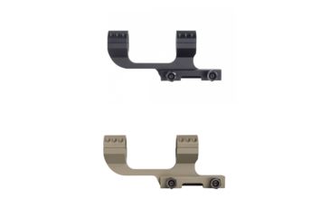 Image of Monstrum Offset Cantilever Dual Ring Scope Mount, Black, Flat Dark Earth