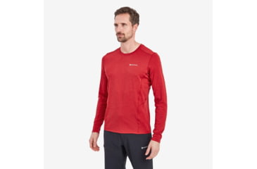 Image of Montane Dart Long Sleeve T-Shirt - Mens, Acer Red, Extra Large, MDRLSACRX15