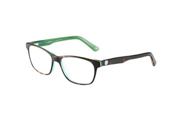 Image of Morgan 201094 Eyeglasses, Brown Havana on Green Frame, 201094-4134