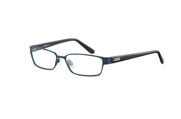 Image of Morgan 203107 Single Vision Prescription Eyeglasses - Blue Frame and Clear Lens 203107-391SV