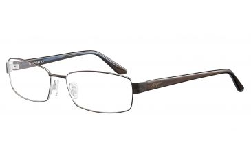 Image of Morgan 203120 Bifocal Prescription Eyeglasses - Brown Frame and Clear Lens 203120-422BI