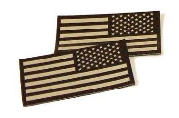 Image of Morovision United States Uniform IR Flag, Tan, Left Sleeve 4010-TAN