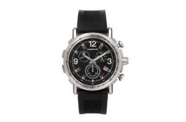 Image of Morphic Morphic M93 Series Chronograph Strap Watch w/Date, Silver/Black, One Size, MPH9301