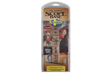 Image of Mossberg Picatinny Rail with Scope Base for Hunting Realtree Hardwoods HD Green Camouflage 96204