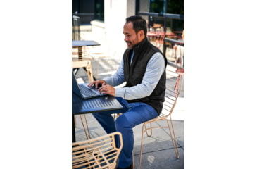 Image of Mountain Khakis Col Vest Classic Fit - Mens, Black, L, N62001BLACKL