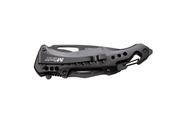 Image of Mtech Drop Point Spring Assisted Knife w/Bottle Opener, 3.75 in, 3Cr13 Stainless Steel Stainless Steel, Black, MT-A705G2-BK