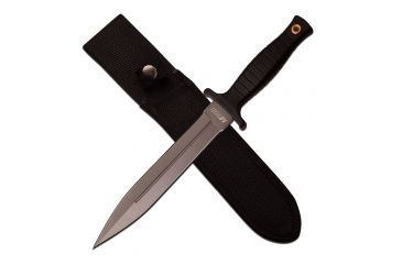 Image of Mtech Fixed Blade, 11.25in, Stainless Steel Blade, Black Abs Handle MT-20-77GY