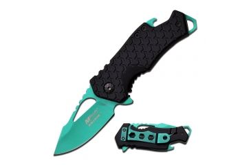 Image of Mtech Folding Blade, 2.75in, Stainless Steel Blade, Black Nylon Fiber Handle MT-A882GN