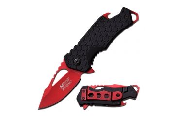 Image of Mtech Folding Blade, 2.75in, Stainless Steel Blade, Nylon Fiber Handle MT-A882RD
