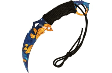 Image of Mtech Karambit Fixed Blade Blue