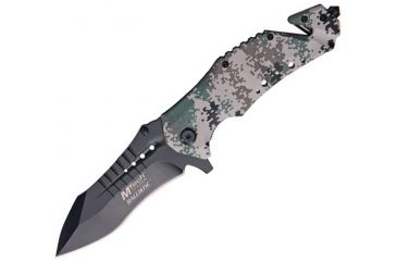 Image of Mtech Rescue Linerlock A/O, Green Camo, Knife MTA845DG