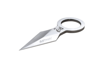 Image of Mtech Spear Point Fixed Blade Knife w/Bead Chain, 1.75 in, 3Cr13 Stainless Steel Stainless Steel, Satin, MT-20-92S