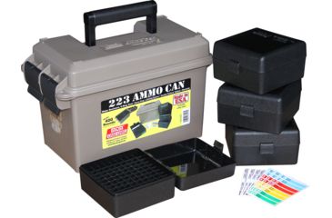 Image of MTM 223 Ammo Can 400 Round w/ 4 each RS-100s, Dark Earth ACC223