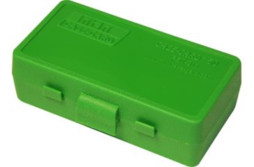 Image of MTM 50 Round 9MM/380 Green Pistol Ammo Box P509M10