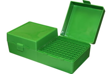 Image of MTM Ammo Box Small Rifle 200-rounds Flip Top Style, Grn, RS20010