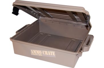 Image of MTM Ammo Crate 4.5 deep, Dk Earth, large ACR5-72