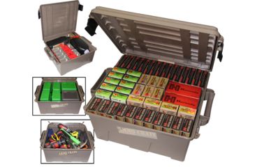 Image of MTM ammo Crate 7.25 deep, Dk Earth, large ACR8-72