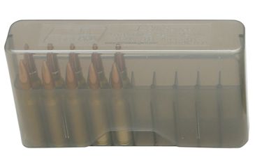 Image of MTM J-20 Slip-Top Boxes .270 to .450 Caliber Clear Smoke