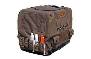 Image of Mud River Dixie Insulated Kennel Cover M, Brown MRM1414