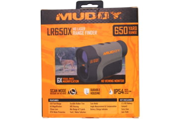Image of Muddy 650 Yard Laser Range Finder, Black/Grey, MUD-LR650X