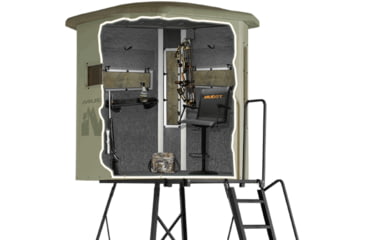Image of Muddy Box Blind Bow Hanger, Black, MUD-BBA-BH1