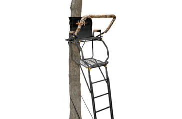 Image of Muddy Skybox Deluxe Tree Stand, Black/Camo, MUD-MLS1550