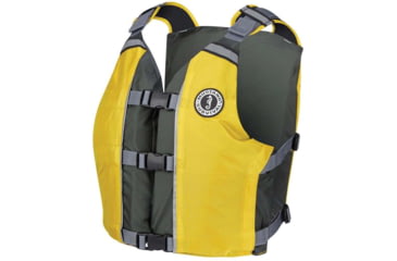 Image of Mustang Survival APF Foam Vest, Yellow/Grey, MV411102-222-0-216