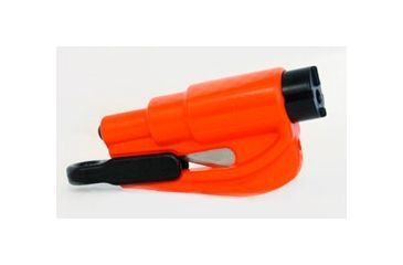 Image of N-OV-8 Safety Res-Q-Me Window Breaker/Seat Belt Cutter Keychain, Orange - NOV8-RQMORG