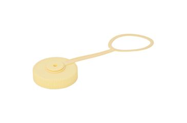 Image of Nalgene Lid Wide Mouth Loop-top Lids, Yellow