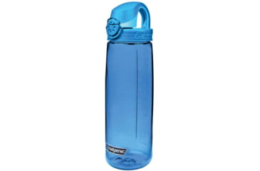 Image of Nalgene On-The-Fly Lock-Top Sustain Bottle, 24 oz, Blue with Glacial Cap, 24oz, 5565-2624