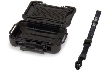 Image of Nanuk 310 Nano Small Protective Case,5.9x4.3x1.7in, Black, 310S-000BK-0A0