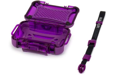 Image of Nanuk 310 Nano Small Protective Case,5.9x4.3x1.7in, Purple, 310S-000PR-0A0