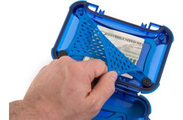 Image of Nanuk 320 Nano Small Protective Case,6.3x4.7x2.2in,Blue, 320S-000BL-0A0
