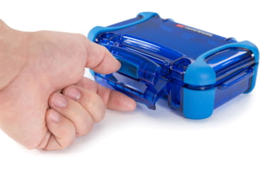 Image of Nanuk 320 Nano Small Protective Case,6.3x4.7x2.2in,Blue, 320S-000BL-0A0