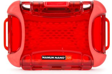 Image of Nanuk 320 Nano Small Protective Case,6.3x4.7x2.2in,Red, 320S-000RD-0A0