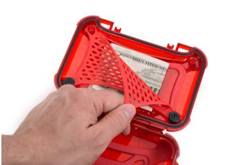 Image of Nanuk 320 Nano Small Protective Case,6.3x4.7x2.2in,Red, 320S-000RD-0A0