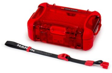 Image of Nanuk 330 Nano Small Protective Case 7.4x5.1x2.6in,Red, 330S-000RD-0A0