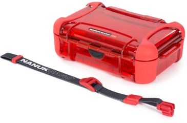 Image of Nanuk 330 Nano Small Protective Case 7.4x5.1x2.6in,Red, 330S-000RD-0A0