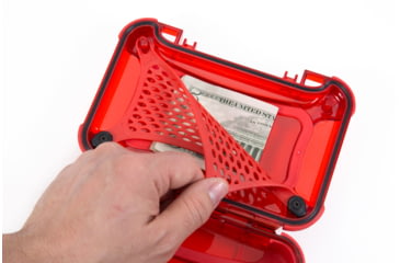 Image of Nanuk 330 Nano Small Protective Case 7.4x5.1x2.6in,Red, 330S-000RD-0A0