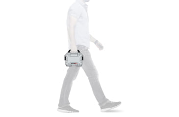 Image of Nanuk 903 Hard Plastic Waterproof Case, Silver, 903S-010SV-0A0