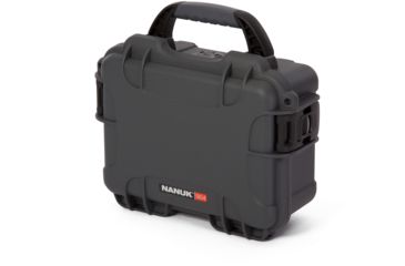 Image of Nanuk 904 Protective Hard Case w/ Cubed Foam, 10.2in, Waterproof, Graphite, 904S-010GP-0A0