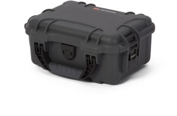 Image of Nanuk 904 Protective Hard Case w/ Cubed Foam, 10.2in, Waterproof, Graphite, 904S-010GP-0A0