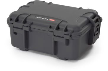 Image of Nanuk 904 Protective Hard Case w/ Cubed Foam, 10.2in, Waterproof, Graphite, 904S-010GP-0A0
