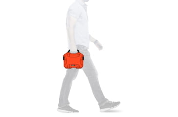 Image of Nanuk 904 Protective Hard Case w/ Cubed Foam, 10.2in, Waterproof, Orange, 904S-010OR-0A0