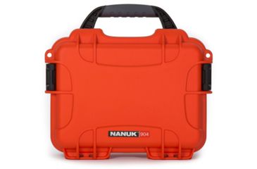 Image of Nanuk 904 Protective Hard Case w/ Cubed Foam, 10.2in, Waterproof, Orange, 904S-010OR-0A0