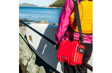 Image of Nanuk 904 Protective Hard Case w/ Cubed Foam, 10.2in, Waterproof, Red, 904S-010RD-0A0